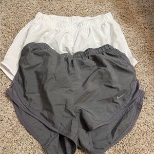 Nike Dual-Tone Gray and White Shorts